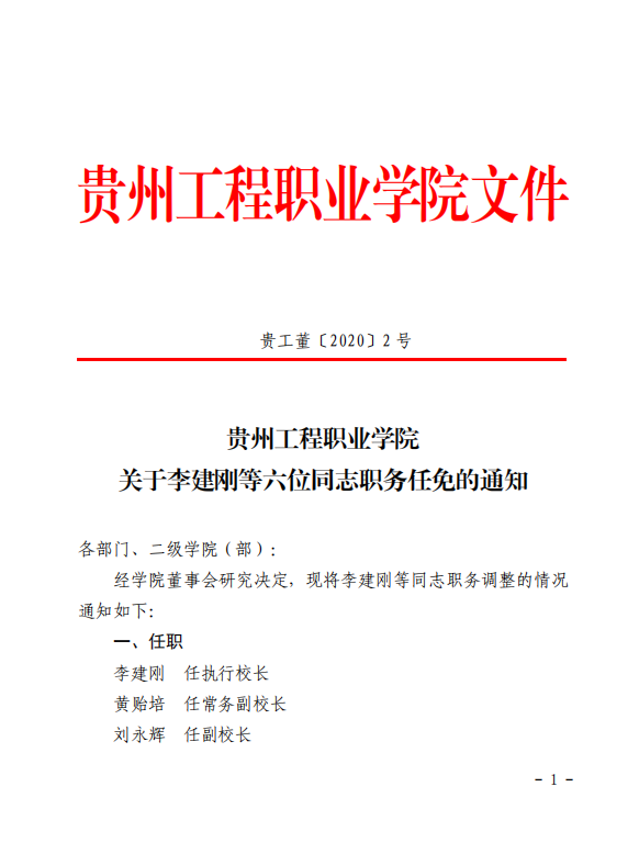 beat365英国官方网站 关于李建刚等六位同志职务任免的通知(图1)