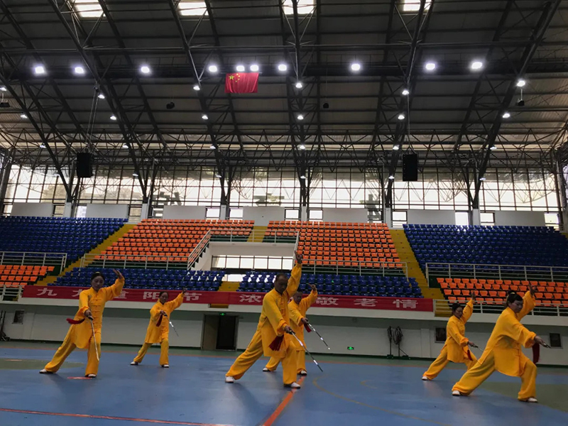 【微德江】“九九重阳”2020年老年人体育健身项目展示活动早beat365体育馆进行(图2)