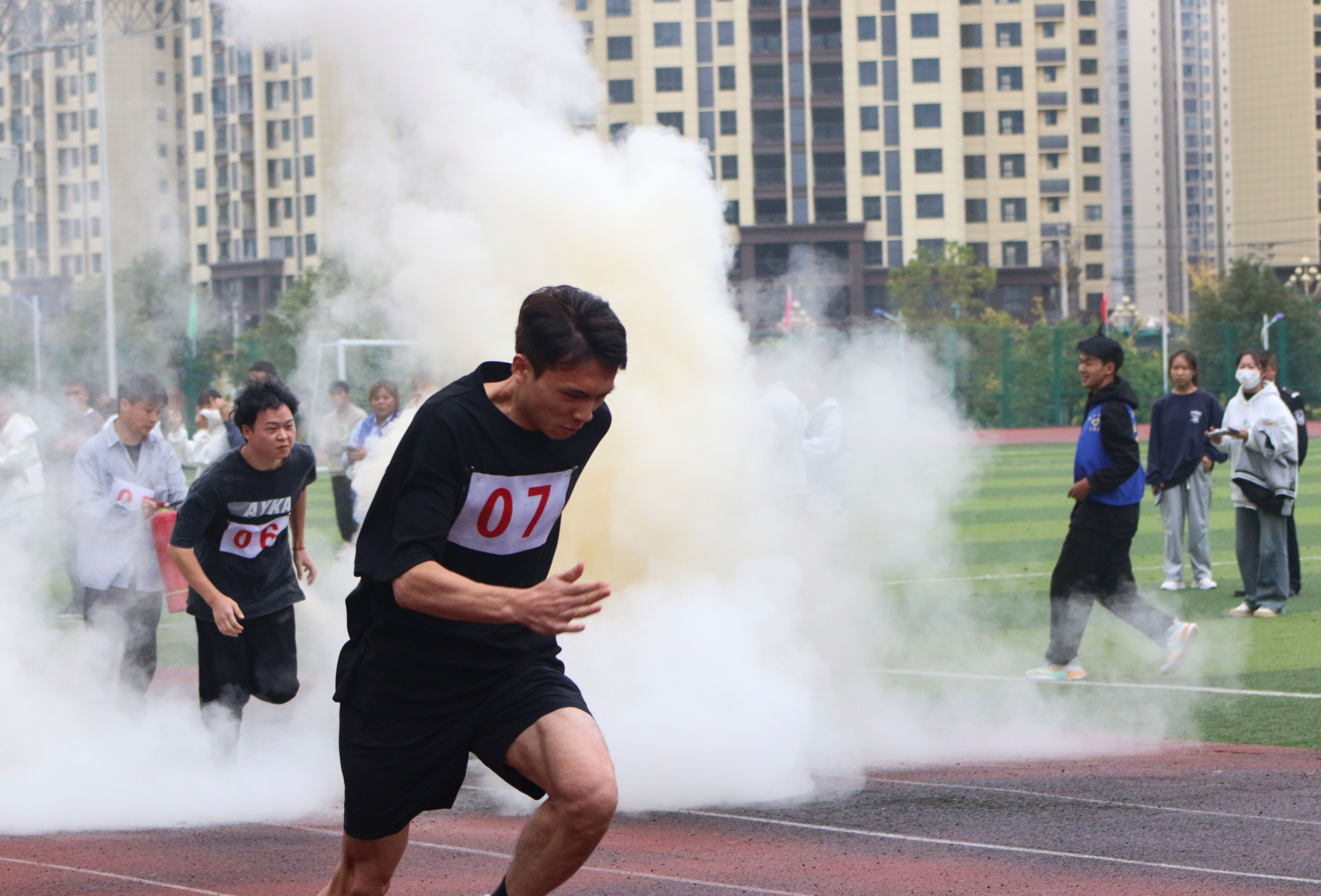 2023年德江县消防宣传月活动启动仪式暨第二届大学生消防技能运动会在beat365英国官方网站举行(图19)